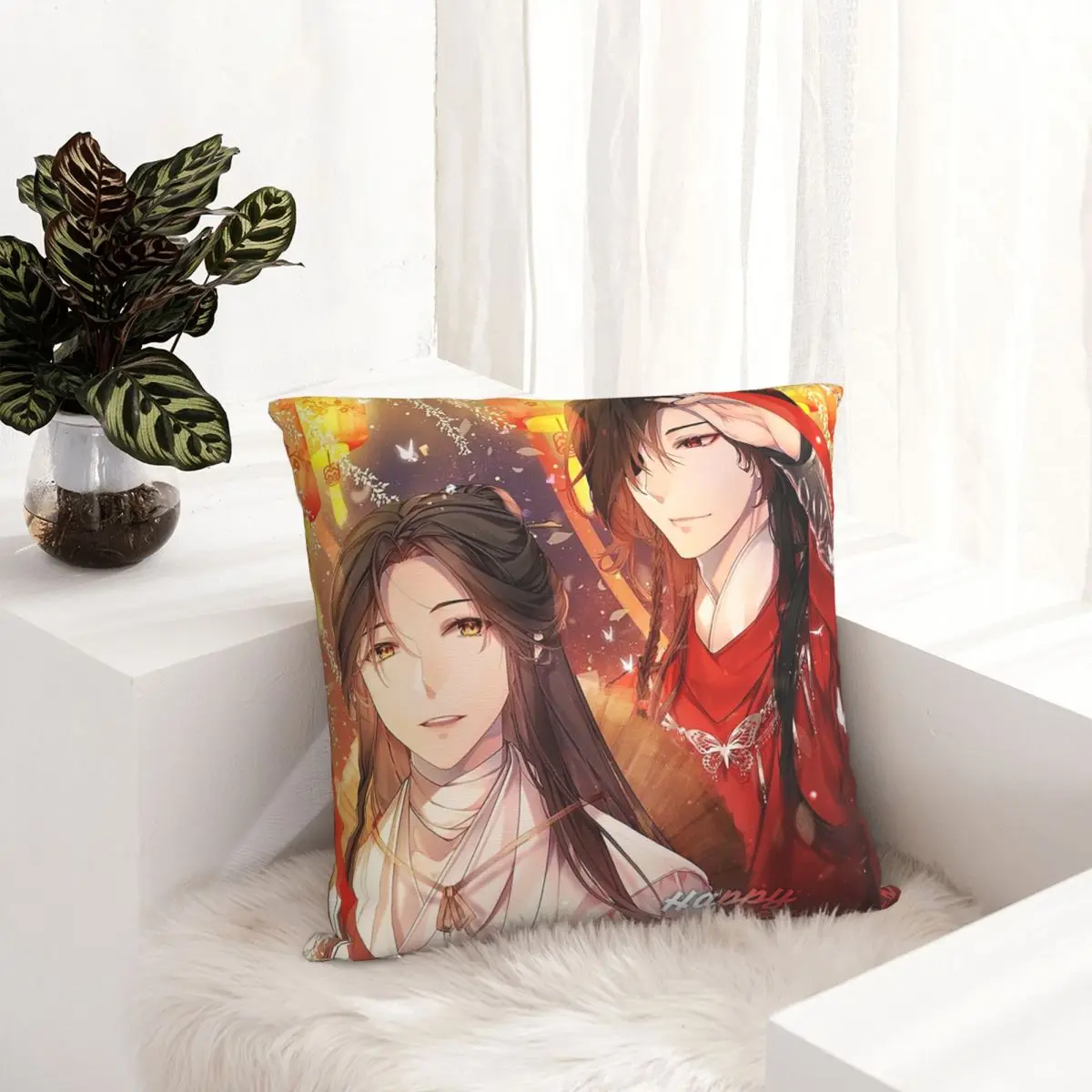 Xie Lian Hua Cheng Чехол-подушка для ЛГБТ аниме Yaoi | Дом и сад