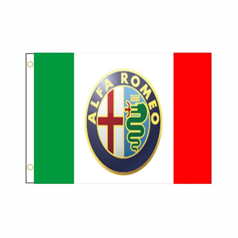 

Флаг Alfa Romeo Banner 2 фута * 3 фута 3 фута * 5 футов, Италия