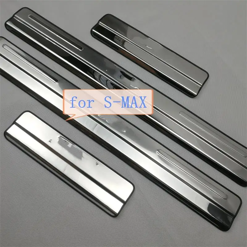 

Car Styling Accessories 2007 2008 2009 2010-2019 Stainless Steel Auto Door Sill For Ford S-MAX Protector Scuff Plate Guard sx1