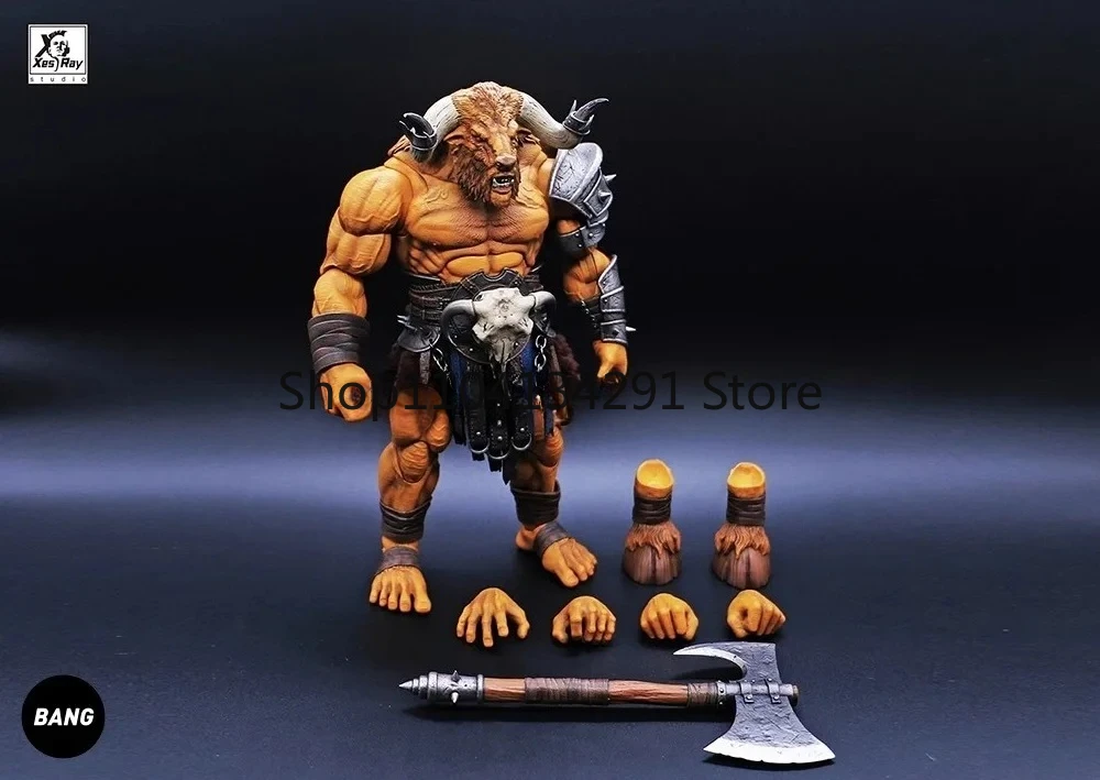Фото Оригинальная экшн-фигурка XESRAY Glory Battle 4th Wave Minotaur Cassos Thales масштаб 1/12, аниме-модель, игрушка, подарок на день рождения №5