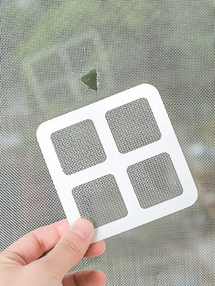 

Door Window Screen Repair Tape Waterproof Fiberglass Mesh Covered Repair Kit Strong Adhesive Window Patch Suitable