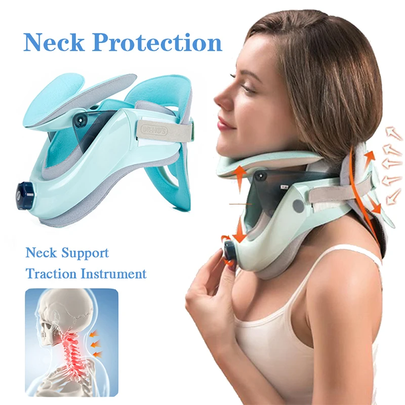 Medical Cervical Traction Device Posture Corrector Cervical Collar Cervical  Neck Braces Health Care Neck Support Neck Massage