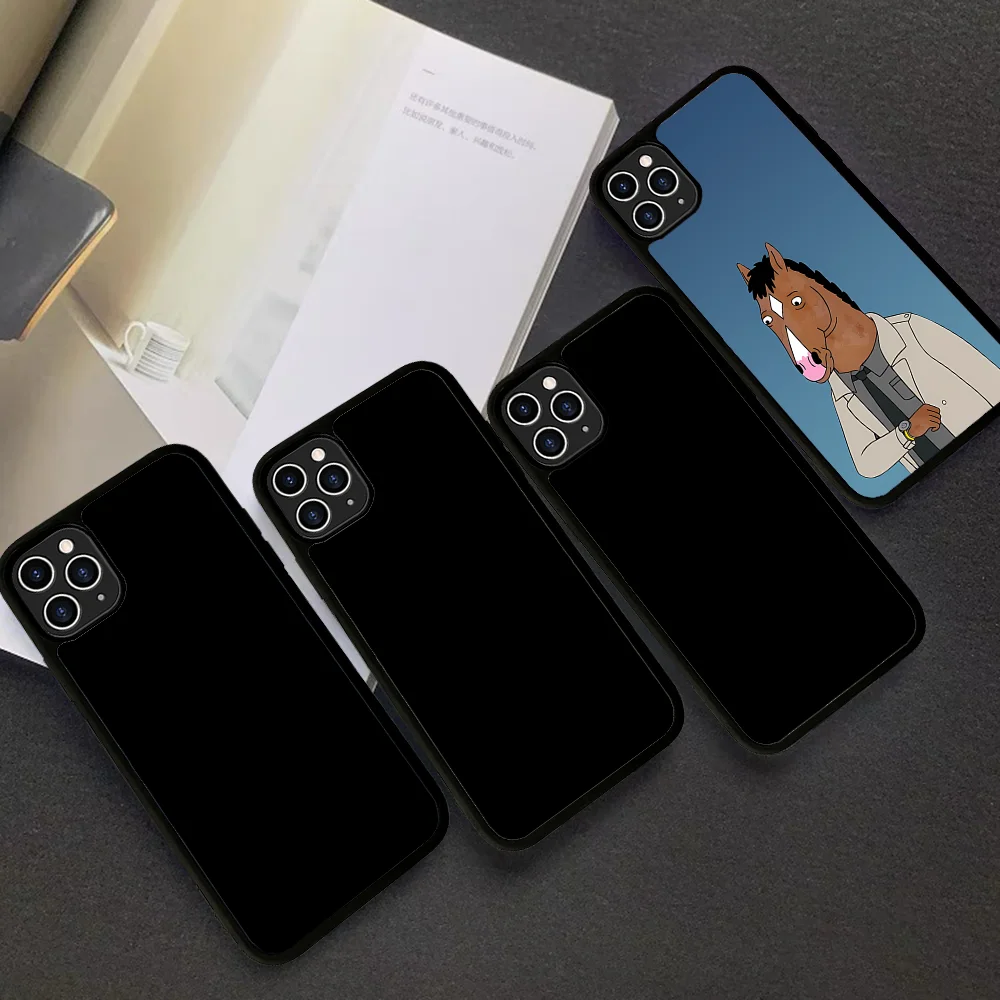 Чехол для телефона B-Bojack-H-Horsemans силиконовый чехол из ПК + ТПУ iPhone 11 12 13 14 15 16 Plus Pro Max