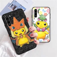 pokemon pikachu phone cases for huawei honor p30 p40 pro p30 pro honor 8x v9 10i 10x lite 9a carcasa funda soft tpu coque