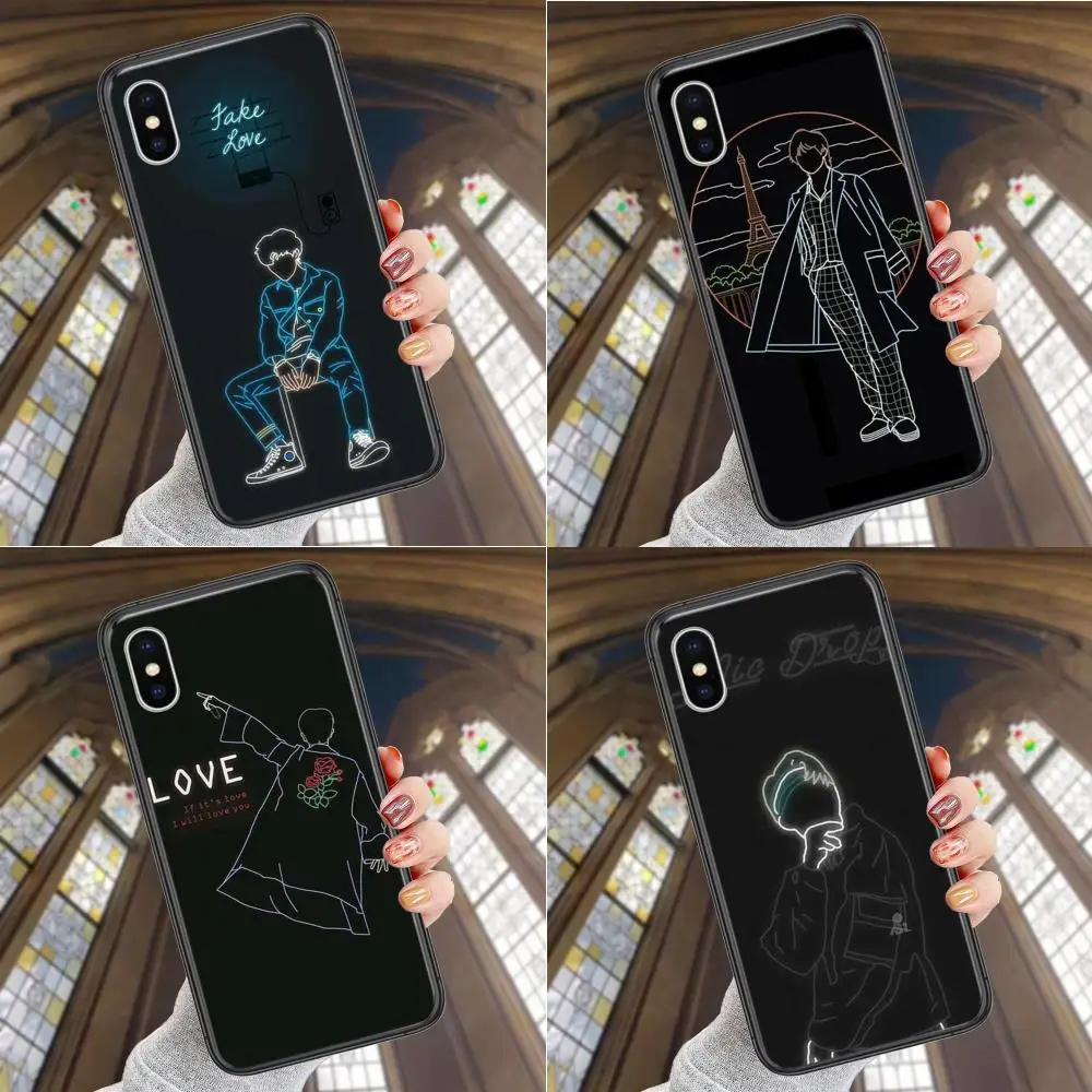 Для Xiaomi Mi A1 A2 A3 CC9 CC9e 5X 6 6X 8 9 9T Lite Pro Se Love Yourself Art дешевые мужские аксессуары чехлы