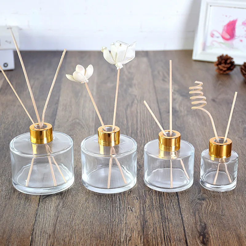 

5pcs Aromatherapy Glass Empty Bottle Reed Diffuser Bottle Scent Volatilization Glass Container for Home Decor