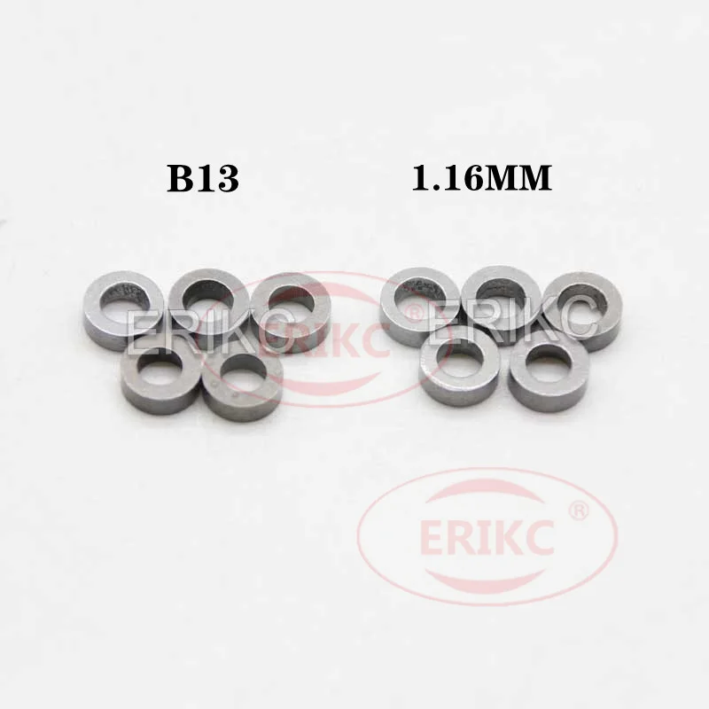 

B13 Шайба форсунки впрыска топлива Уплотнительное стальное кольцо Размер 1,10 мм-1,19 мм Регулировочные прокладки дизельного инжектора для
