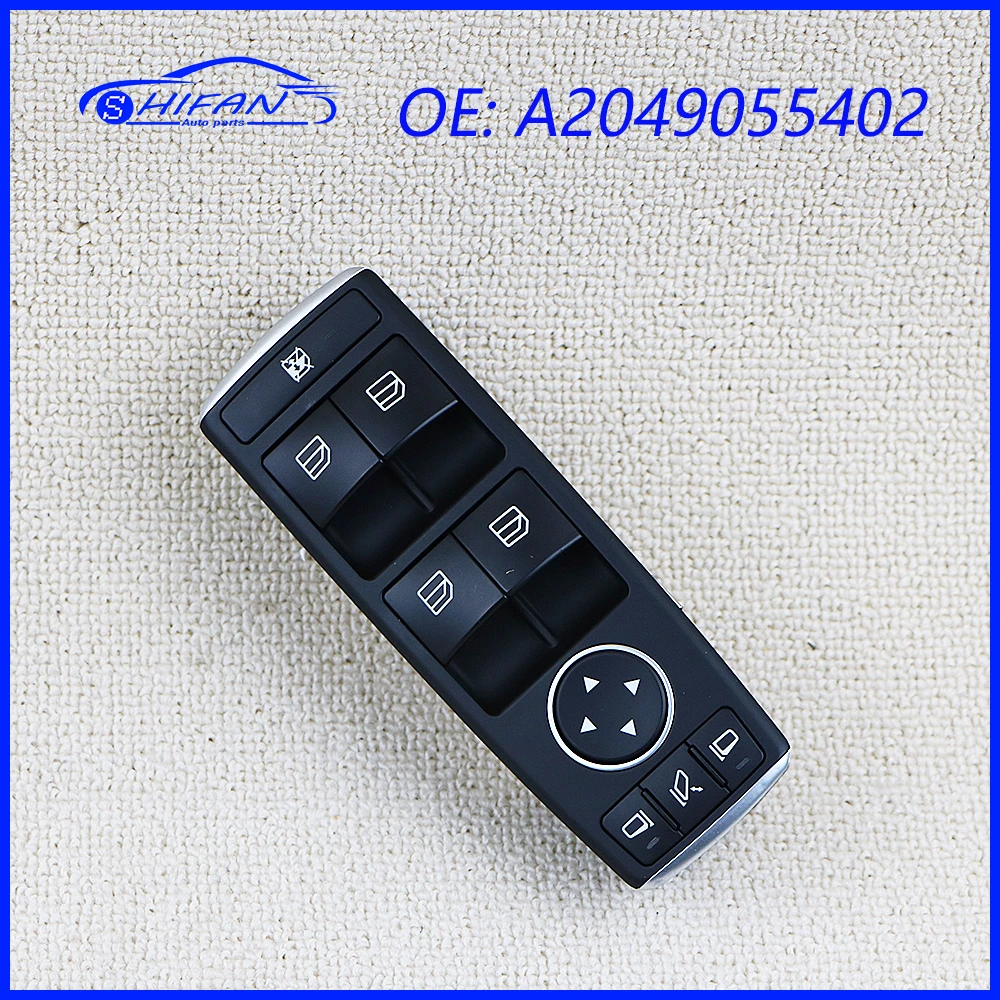 

A2049055402 Front Left Power Control Window Switch For Mercedes Benz W212 E-Class W204 C-Class 207 C117 G500 G550 C2 2049055402