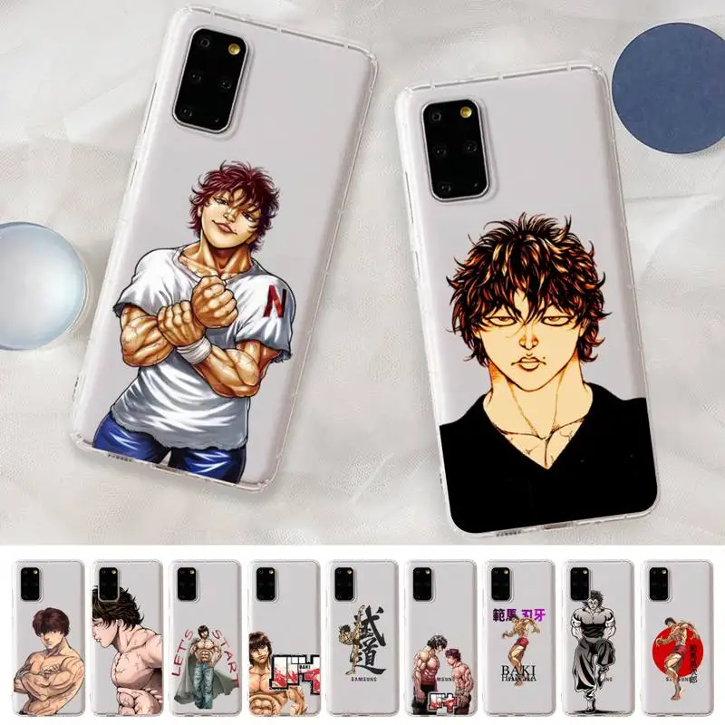 

baki hanma manga Phone Case For Samsung A 10 20 30 50s 70 51 52 71 4g 12 31 21 31 S 20 21 plus Ultra