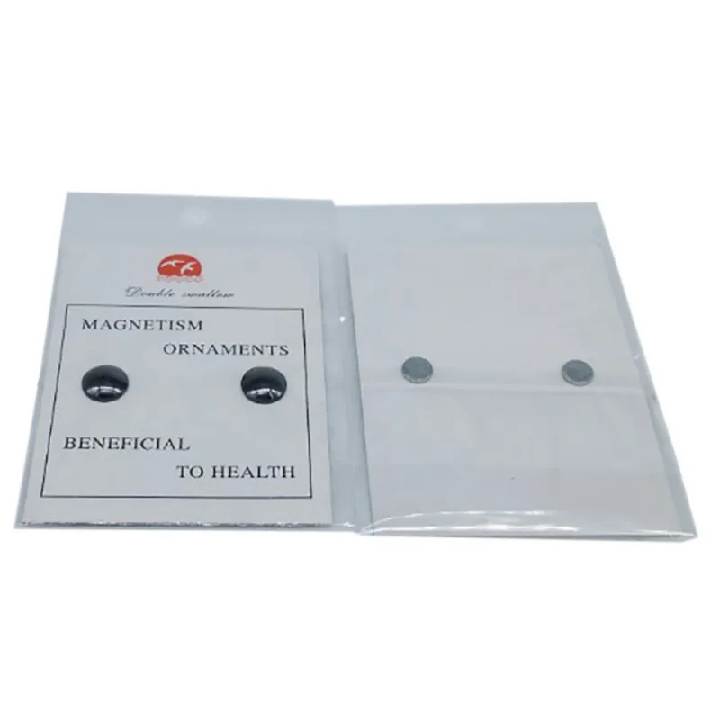 1 пара магнитные серьги-гвоздики для похудения |