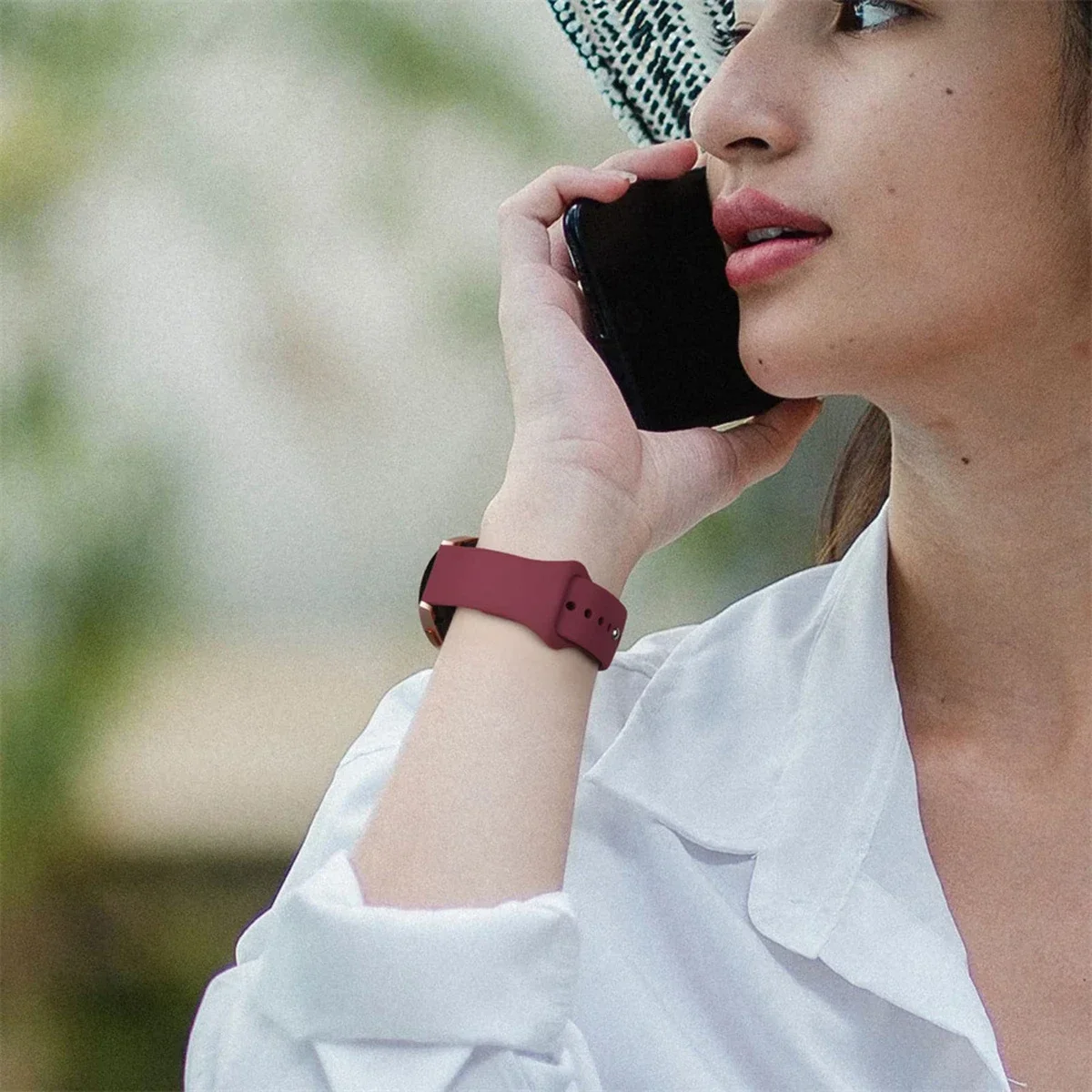 Фото Силиконовый ремешок без зазоров для Samsung Galaxy Watch 6 5 4 40 44 мм 6/4 Classic 43/47 мм Браслет-браслет для Galaxy 5Pro 45 мм Correa №4