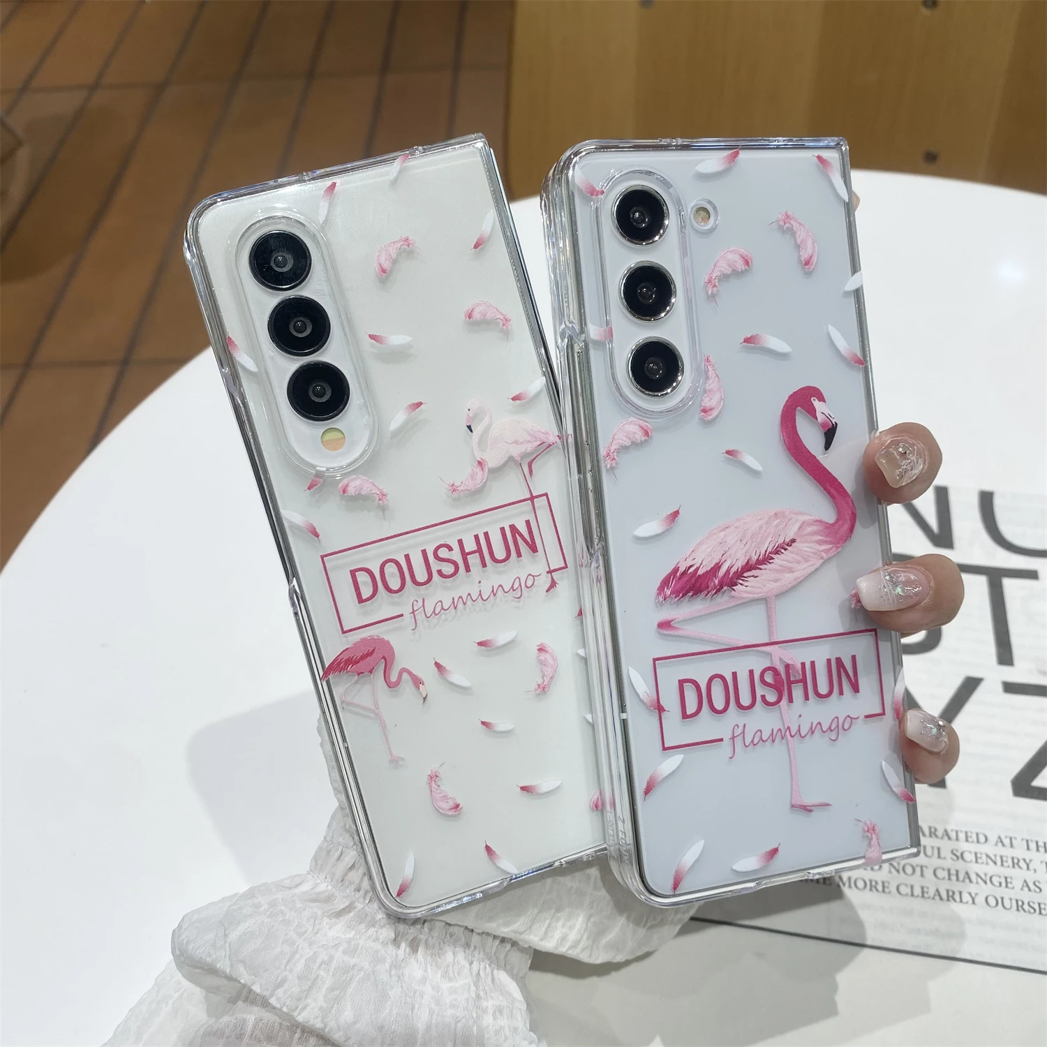 Прозрачный чехол для телефона Samsung Galaxy Z Fold 6 5 4 3 Fold6 Fold5 Shockrpoof Жесткий Чехол Fold3 Fold4