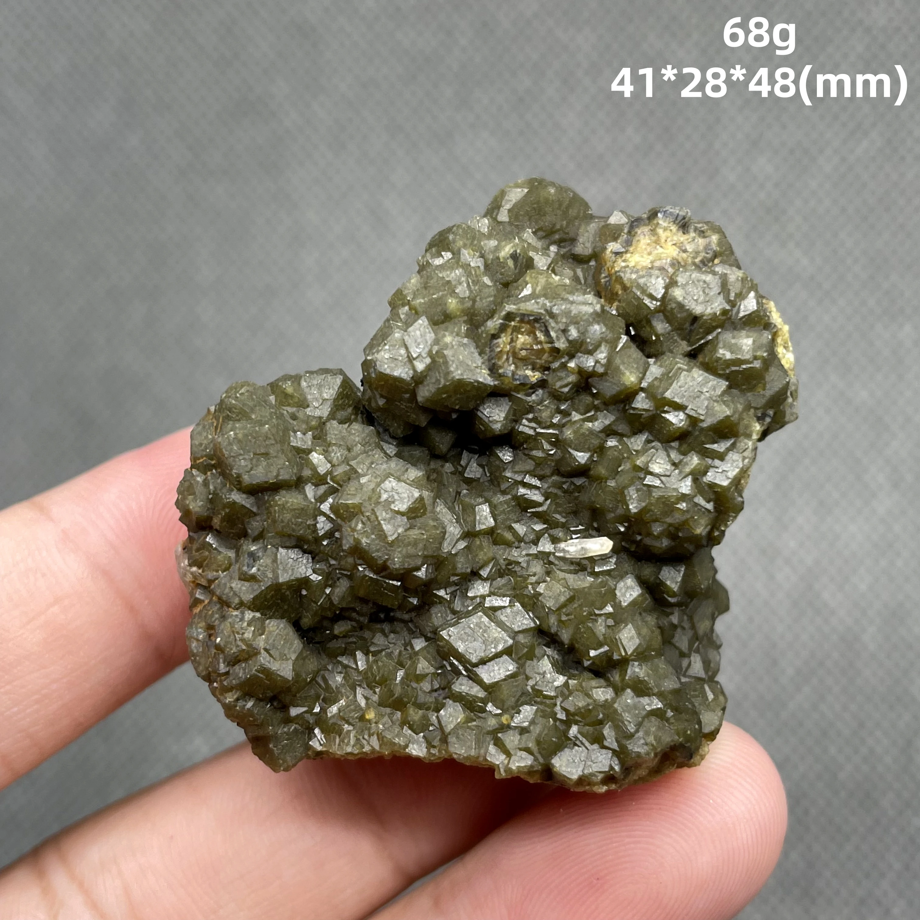 Образец минералов Андредит (Меланит), кварц и камни, Фэншуй