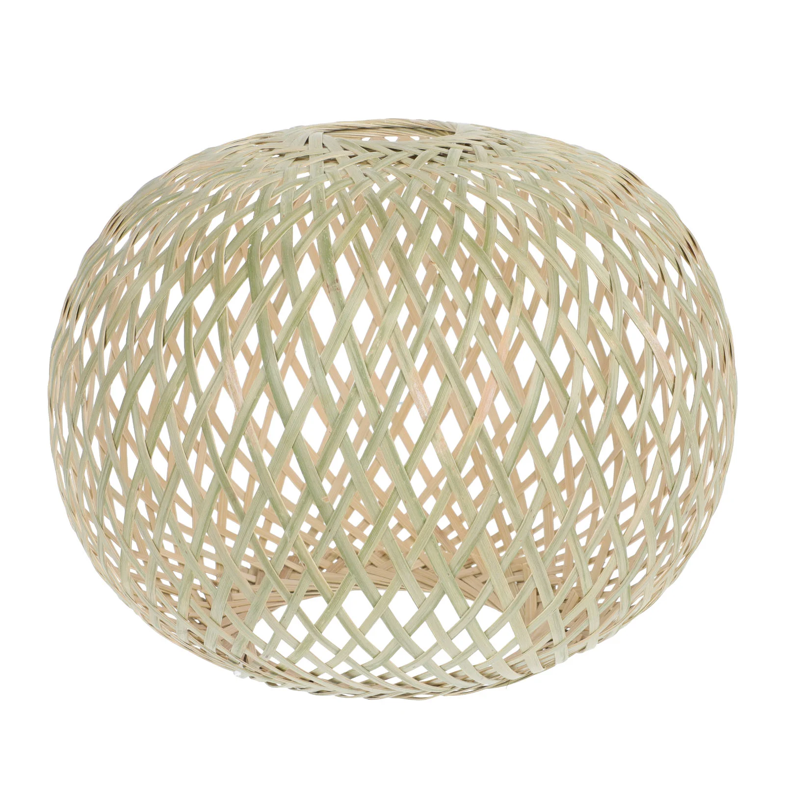

Vintage Lamp Shade Simple DIY Ornament Chinese Style Light Decor Accessory Bamboo Woven
