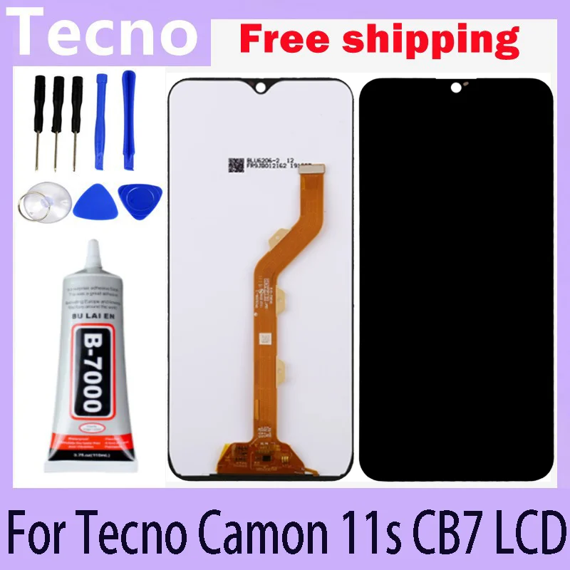 

Original LCD for Tecno Camon 11s LCD Display Touch Digitizer Assembly For Tecno CB7 Camon 11s LCD Screen LCD Sensor Display