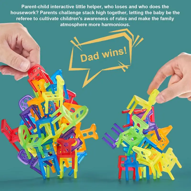 

Chair Stacking Game Tower Stacking Blocks Color Chair Stacking Toys Tower Stacking Blocks Puzzle Toy Mini Chairs Stacking Game
