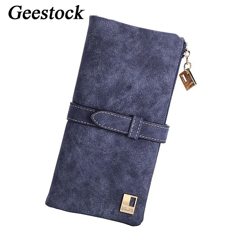 

Geestock Women's Wallet Luxury Designer Long Multi-card Position Clutches Female Multi-function Coin Purse Card Holder Wallets