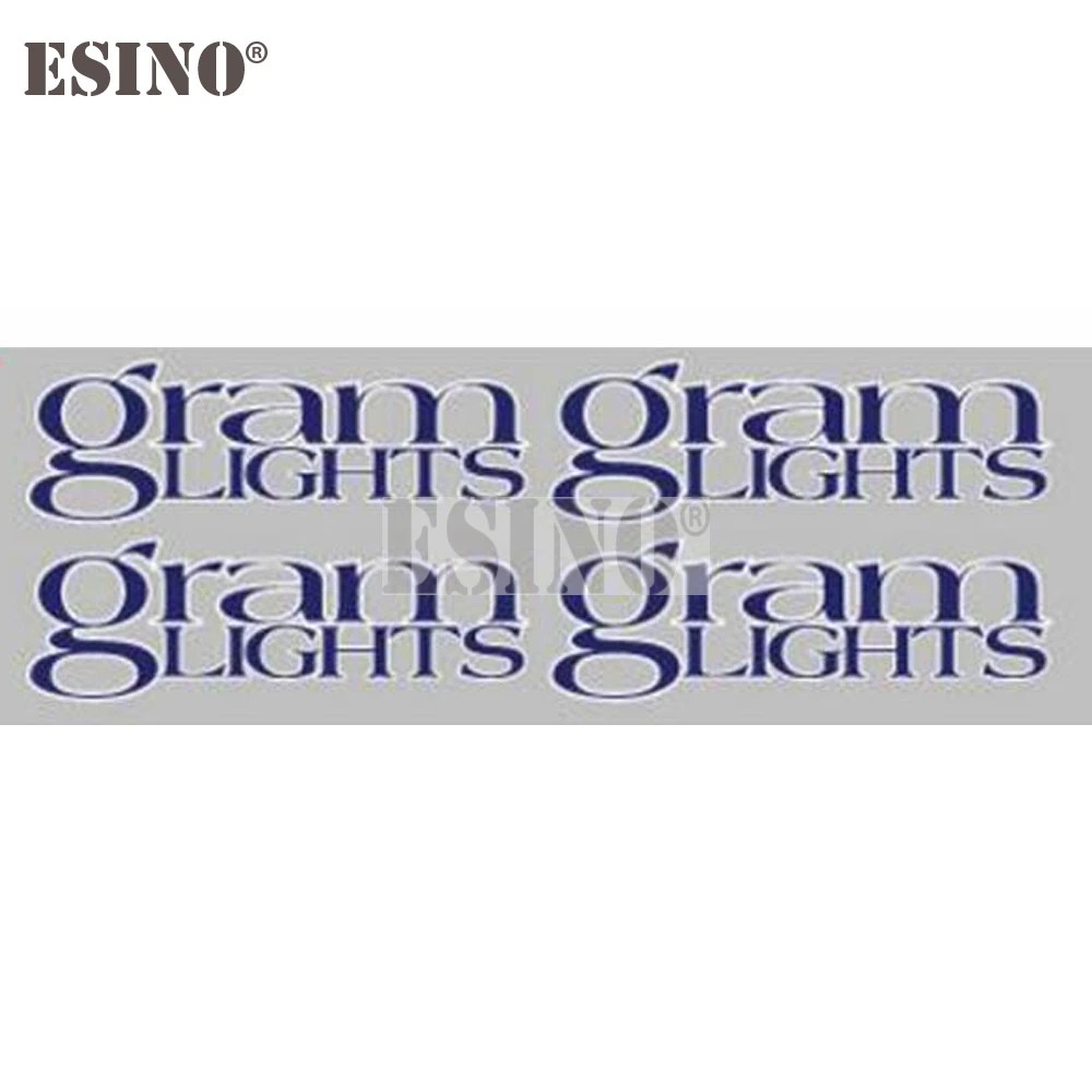 

4 х автомобильный Стайлинг обода колеса автомобиля, декоративные наклейки серии автомобильных аксессуаров, наклейки для лучей Gram Lights 57C 57CR 57DR 57XR 57Xtreme