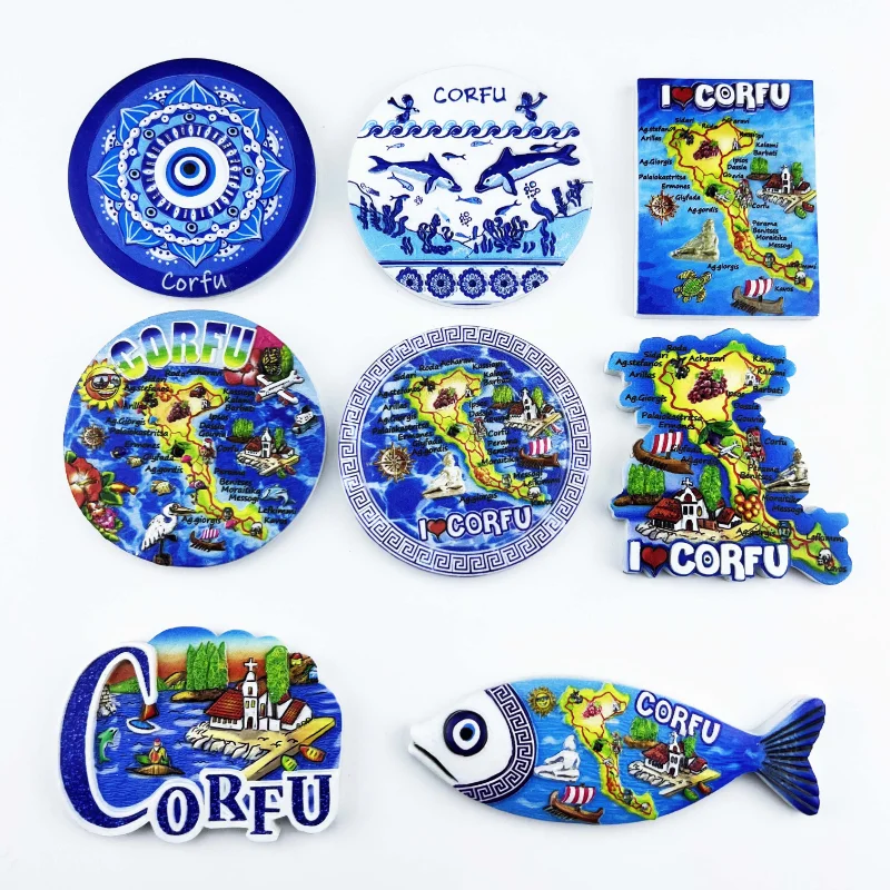 Греция, магниты на холодильник, венгерные сувениры, наклейки на холодильник, украшение для дома, фото, настенные магнитные наклейки, подарки на день рождения