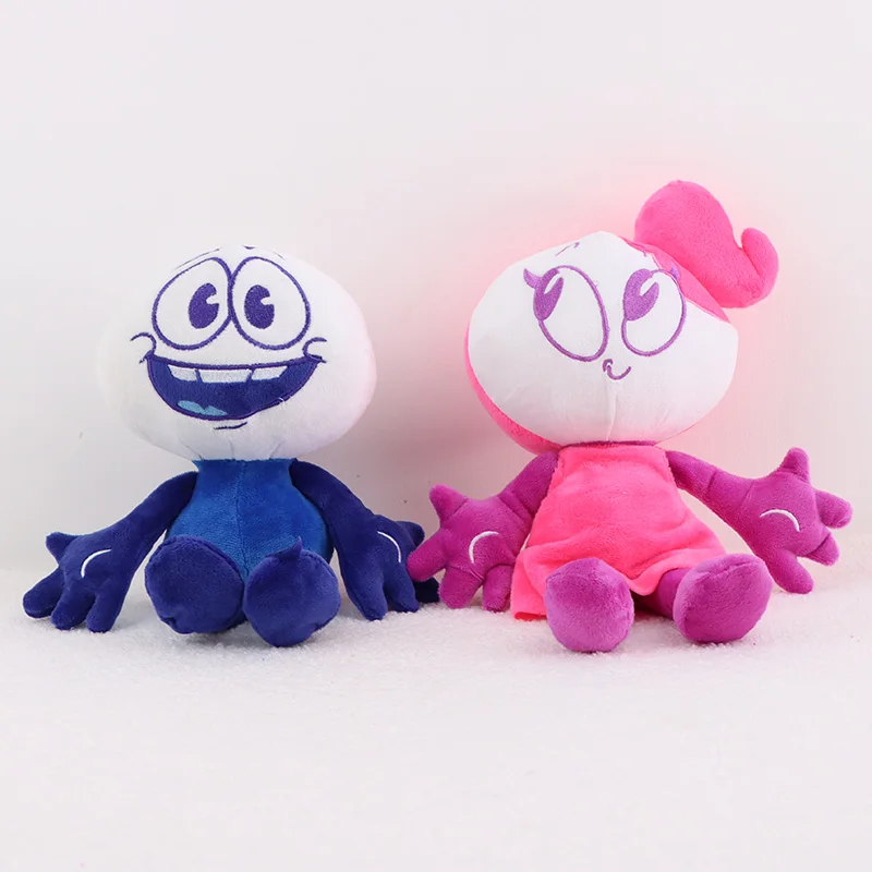 

30cm Kawaii Pencilmation Toys Blue Pencilmate Plush Doll Pink Pencilmiss Plushies Toy Funny Anime Soft Doll Kids Birthday Gifts