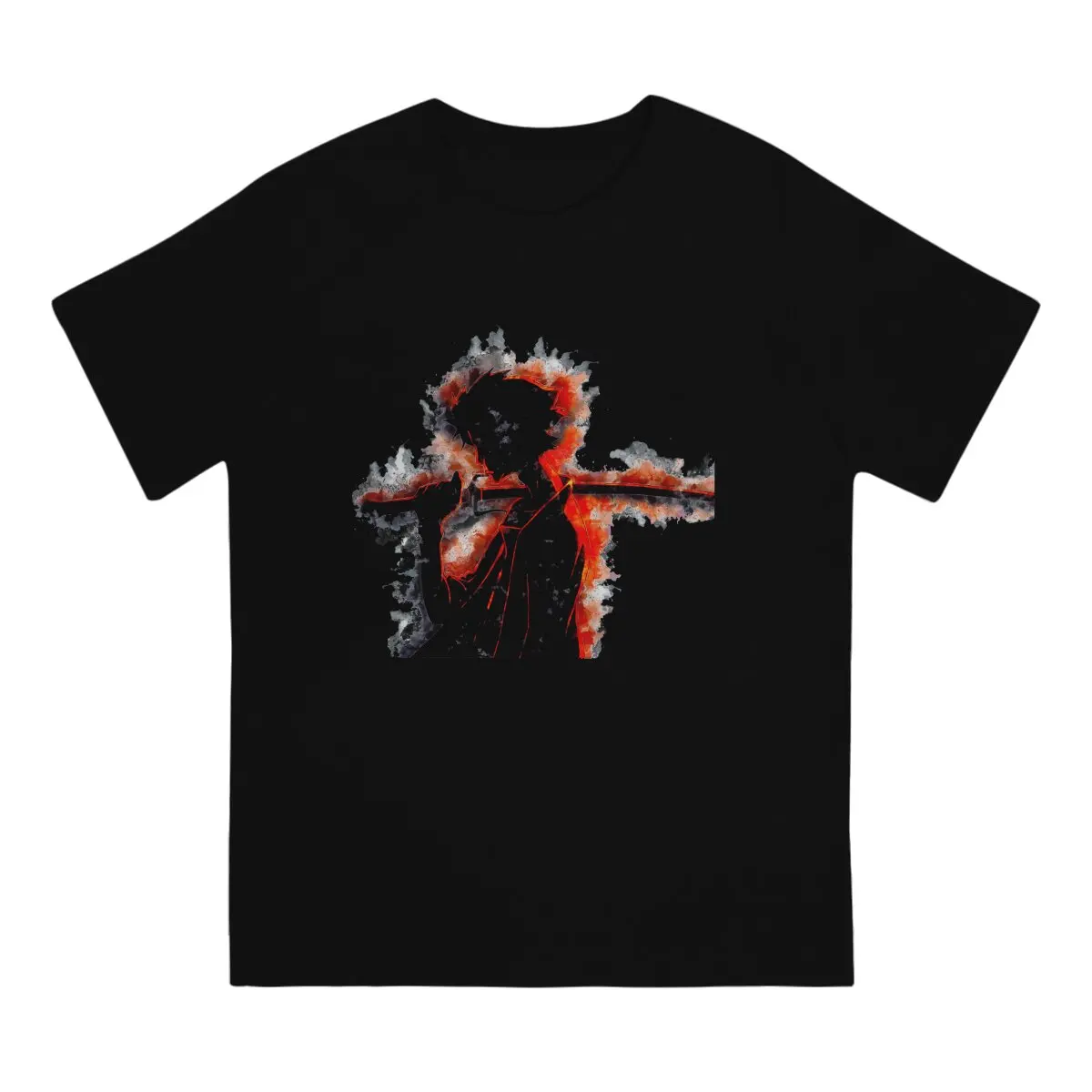 

Samurai Sword Men T Shirt Afro Samurai Mr. Noshi Okazaki Novelty Tee Shirt Short Sleeve Round Collar T-Shirts 100% Cotton Summer