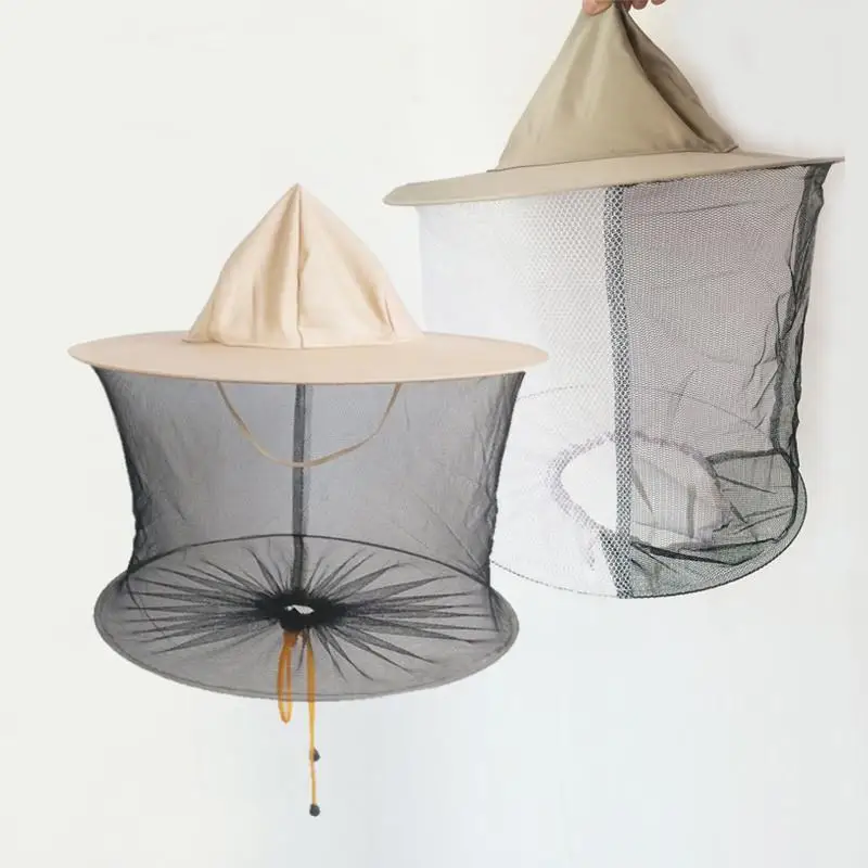 

1pc Beekeeper Protective Hat Anti-bee Insect Veil Face Beekeeping Hat For Beekeeper Cowboy Hat I6i5