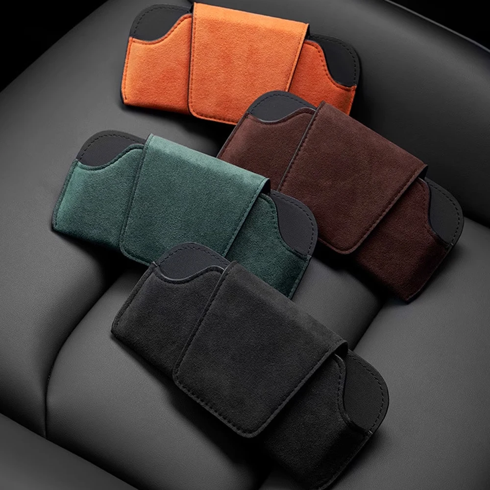 Автомобильный футляр для очков портативный держатель солнцезащитных