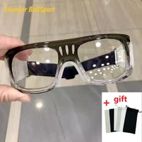 2022 myopia basketball glasses sport eyewear football gradient anti collision glasses removable training goggles cycling glasses
