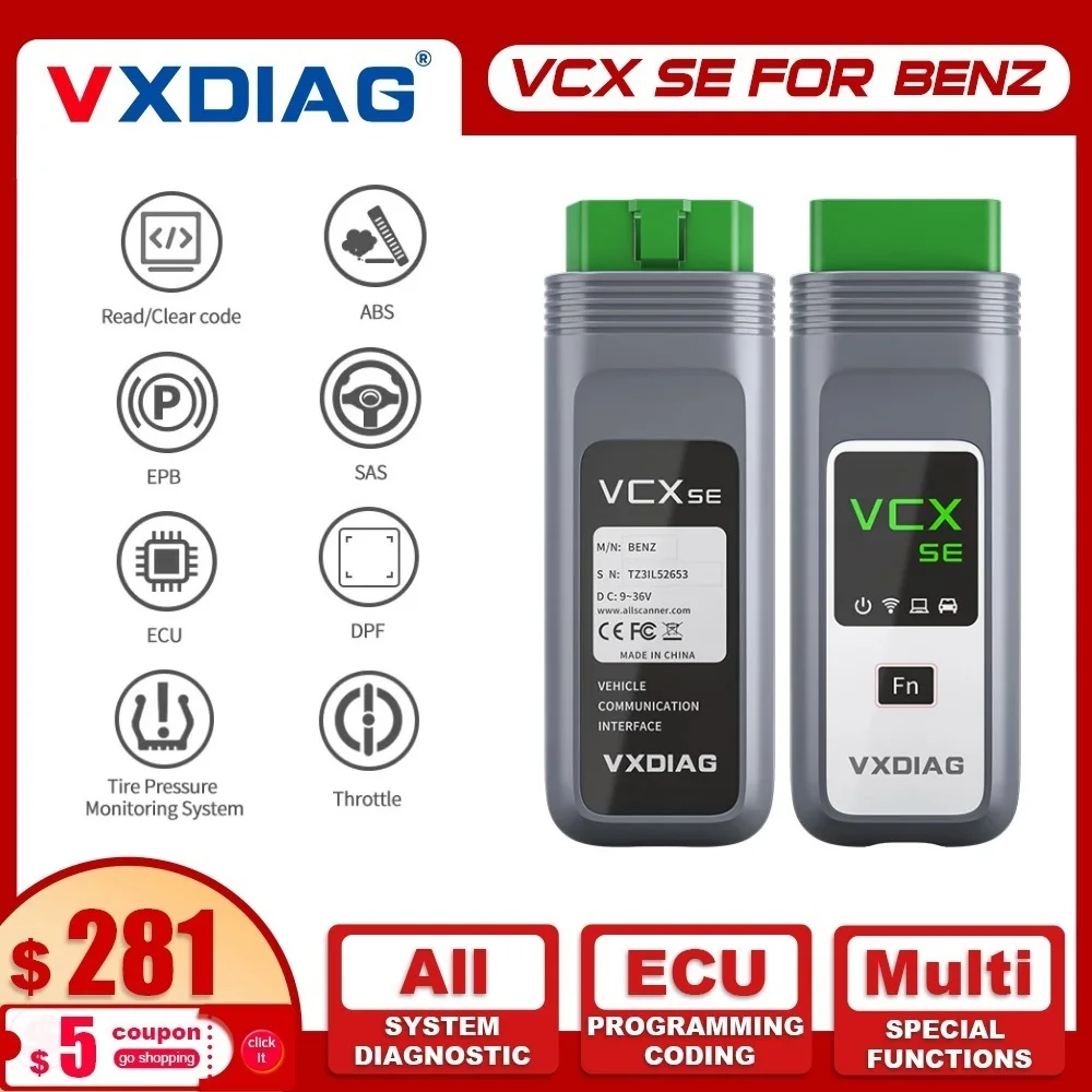 	  VXDIAG VCX SE For VW Auto Di	