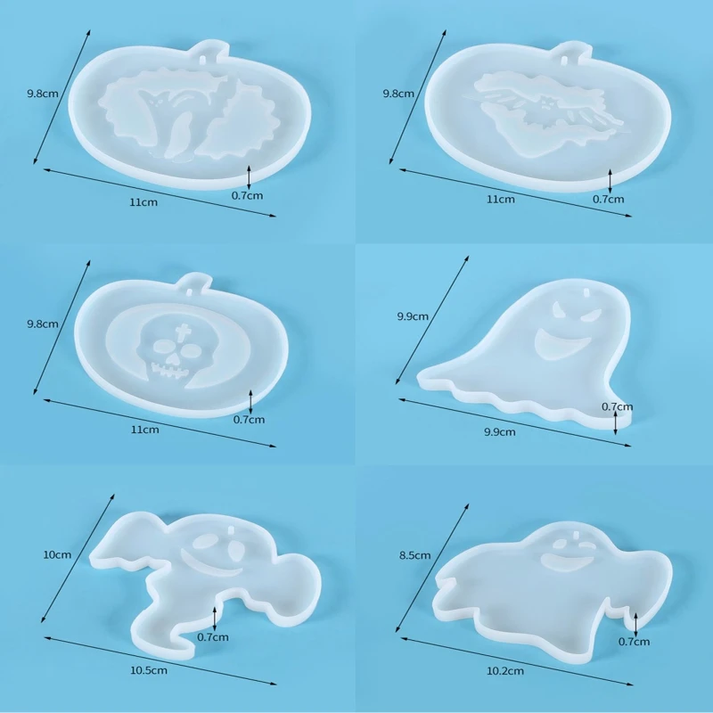 Подвеска для Хэллоуина силиконовая форма свечей воск плавки полимерная
