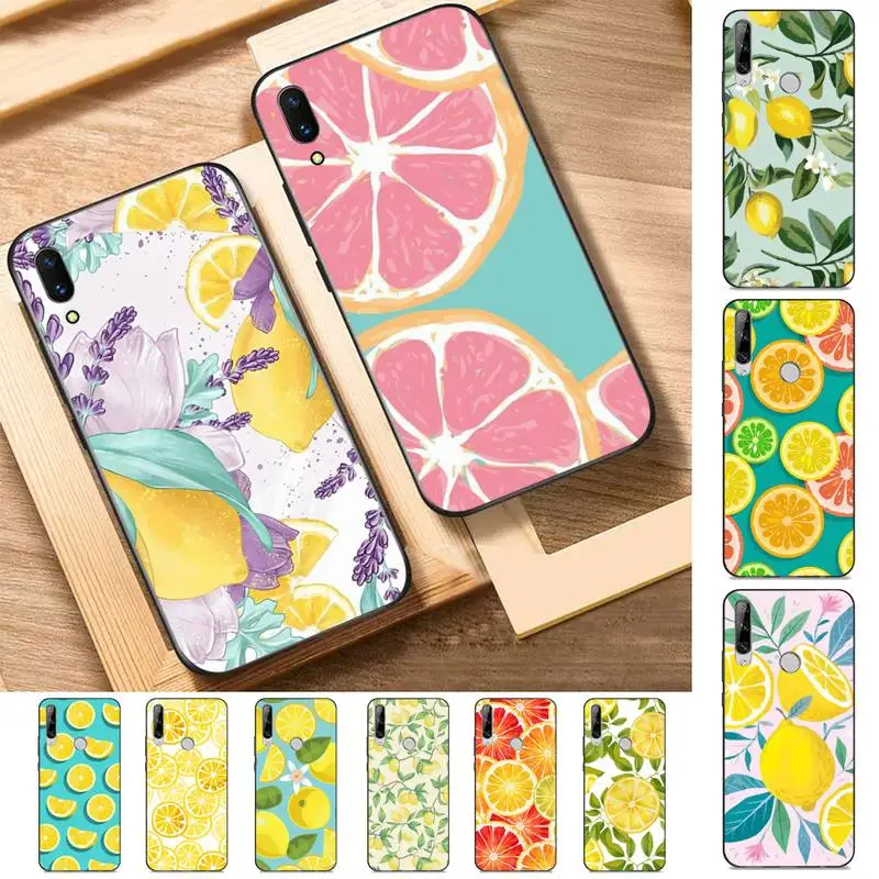 

fruit lemon Phone Case for Huawei Y 6 9 7 5 8s prime 2019 2018 enjoy 7 plus