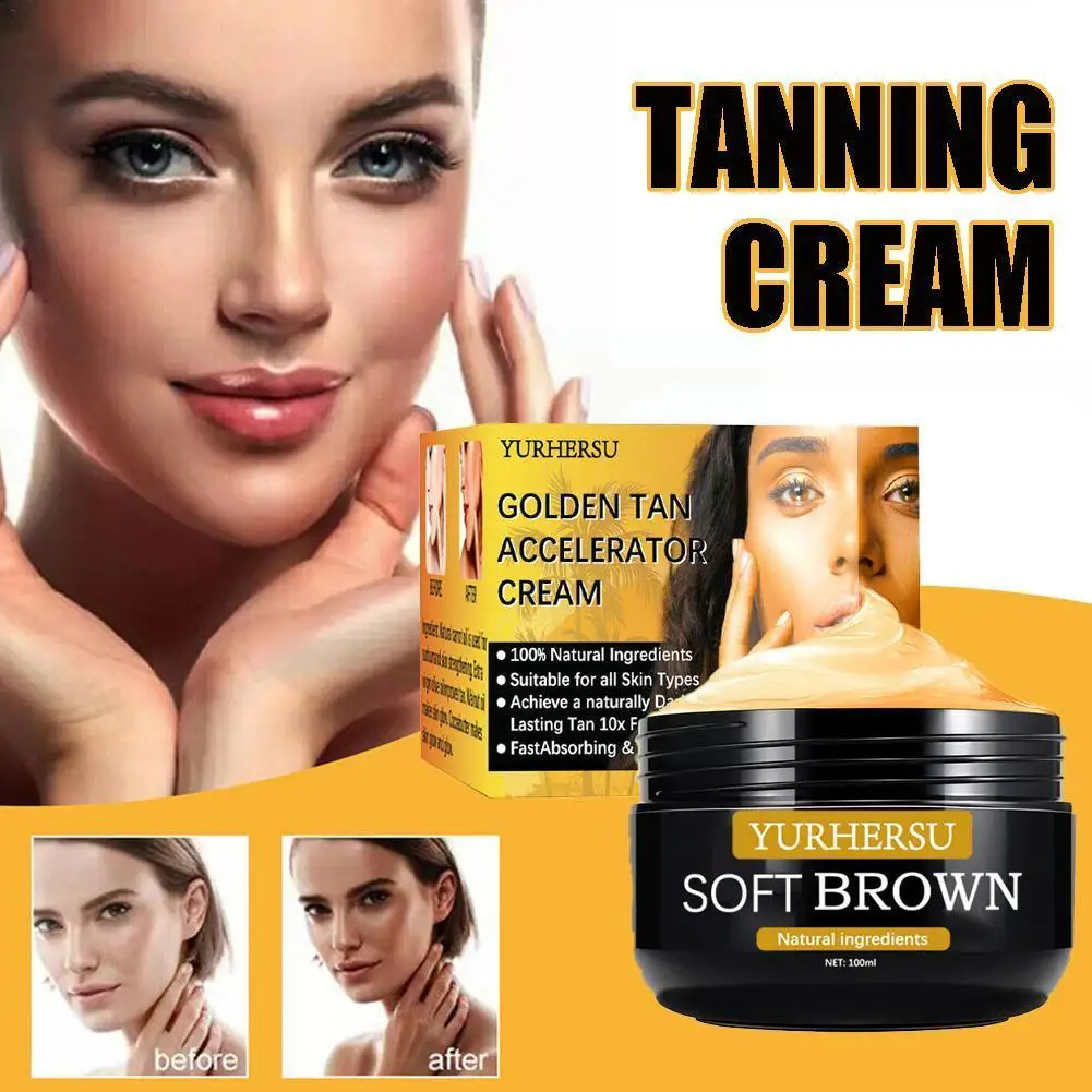 

Body Bronzer Self Tanning Cream Effective Sunbathe Tan Sexy Care Beach Body Natural Long Brown Accelerator Outdoor Sun Last W0S0