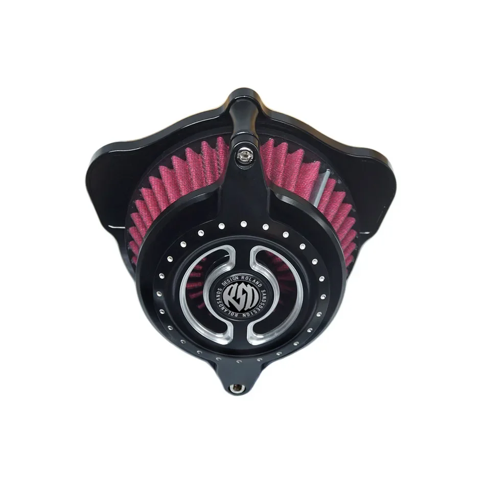 For Harley XL Sportster Softail Dyna Touring EVO Twin Cam w Cable Throttle Radial Blunt Air Cleaner Intake Filter Kit moto