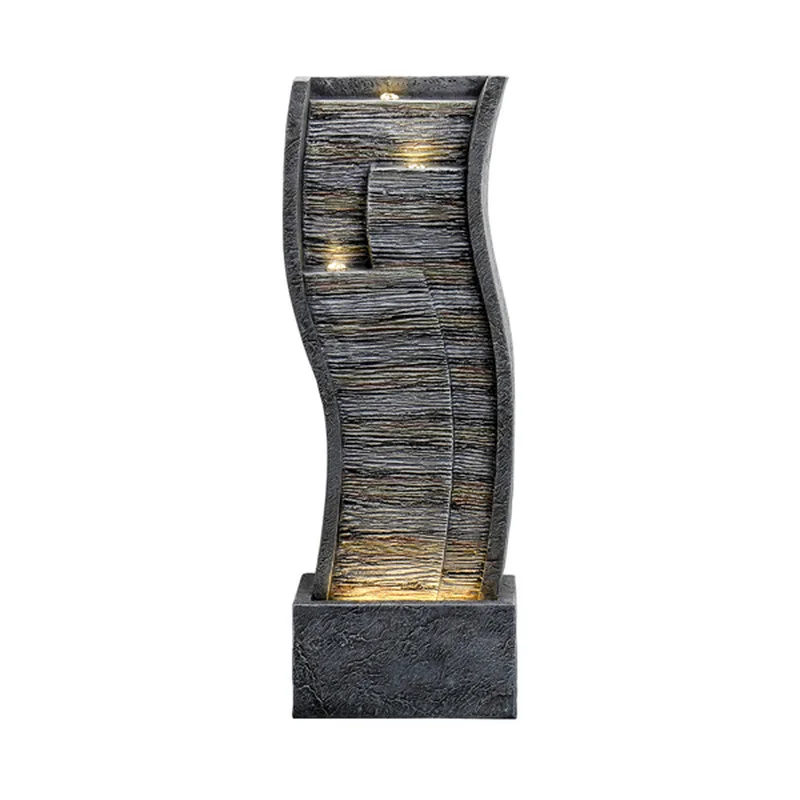 

39.3inches Indoor Outdoor Fountain with LED Lights