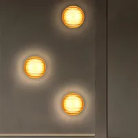 Creative small wall lamp Acrylic LED design lamp orange For Living Room Home Decoration Corridor bedroom bedside wall lights