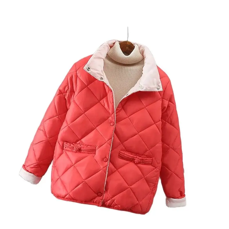 

Новинка 2023, женская одежда с хлопковой подкладкой, Модная тонкая и стандартная хлопковая куртка, зимнее пальто, парки, женская верхняя одежда в Корейском стиле