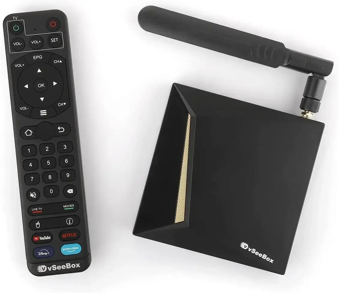 Летняя скидка 50% 2023 vSeeBox V1 Pro Android TV Box (4 ГБ ОЗУ + 32 ПЗУ)