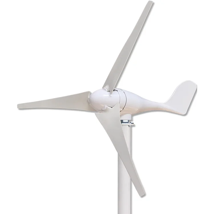 

New Arrival Reinforced Nylon Fiber Vertical Axis Wind Power Generator 100w Small Wind Turbine with 3 Blades