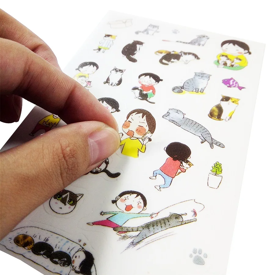 6 листов/партия прозрачные наклейки из ПВХ | Дом и сад