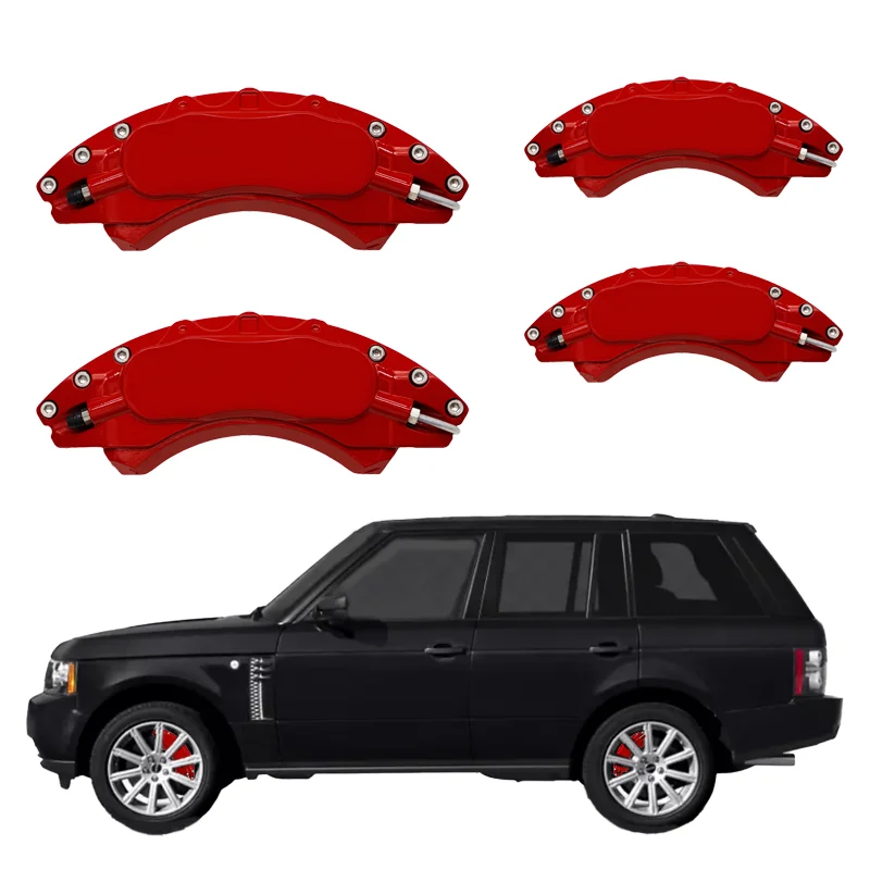 Фото Алюминиевые крышки суппортов подходят для всех Land-rover Defender, Range Rover Sport Discovery, (2 передние + 2 задние) №1