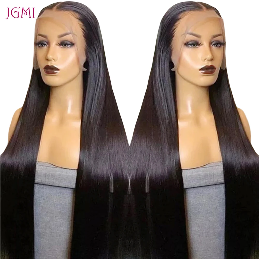 

13x4 Straight HD Lace Front Human Hair Wigs Brazilian Pre Plucked Remy 4x4 Closure Wigs For Women Transparent Lace Frontal Wigs