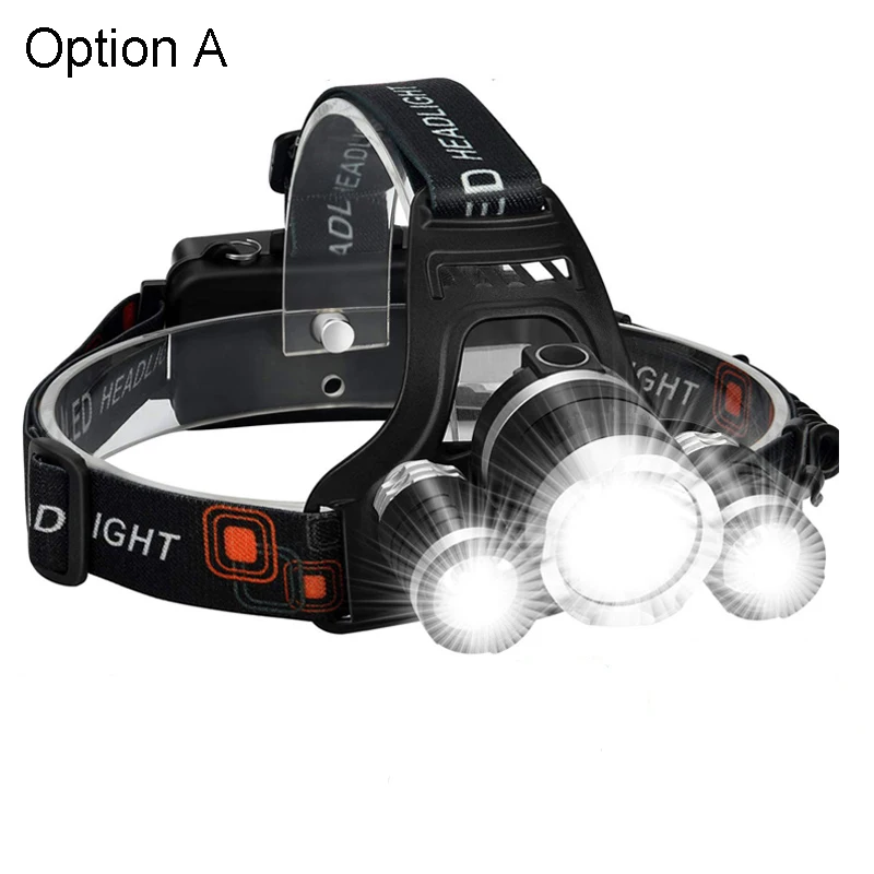 Dropshipping LED Headlamp Ultra Bright USB Rechargeable Waterproof 4 Modes Flashlight Head Light Working Light Camping Fishing