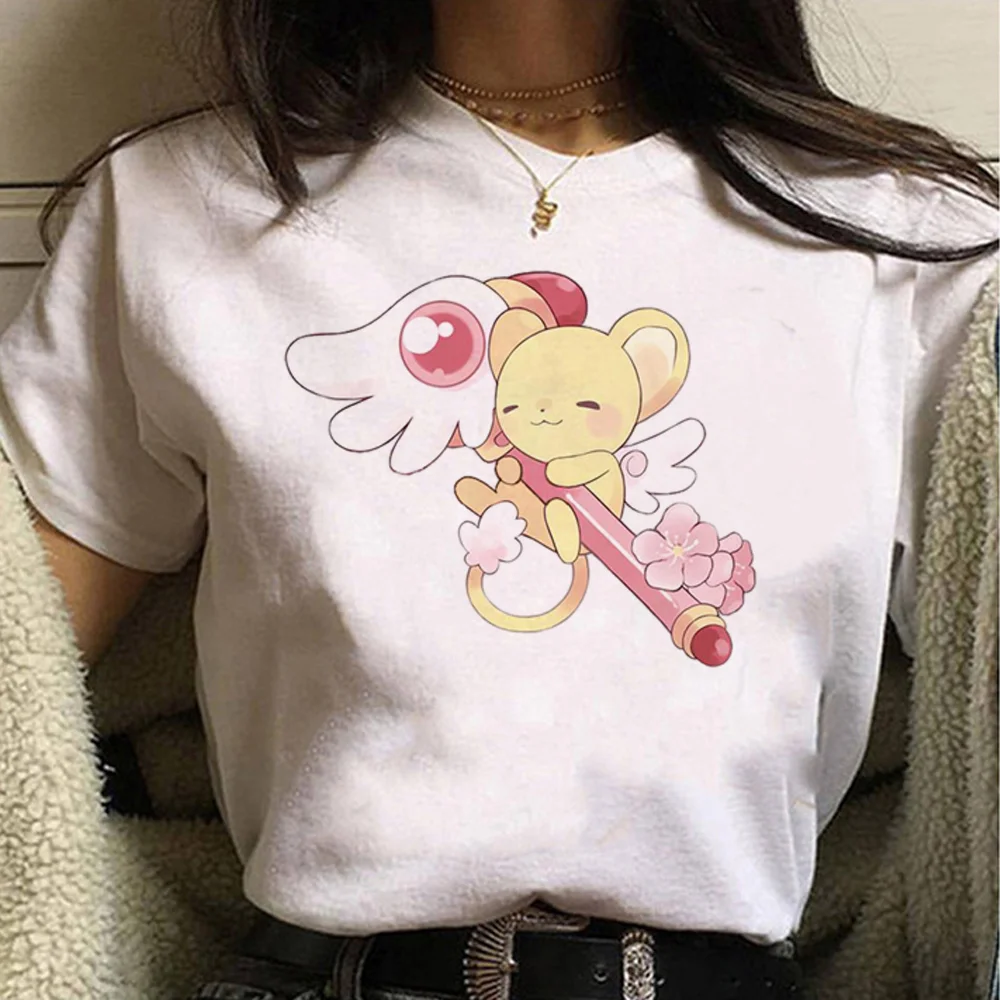 

Cardcaptor Sakura tshirt women Y2K designer summer top girl 2000s graphic funny clothes