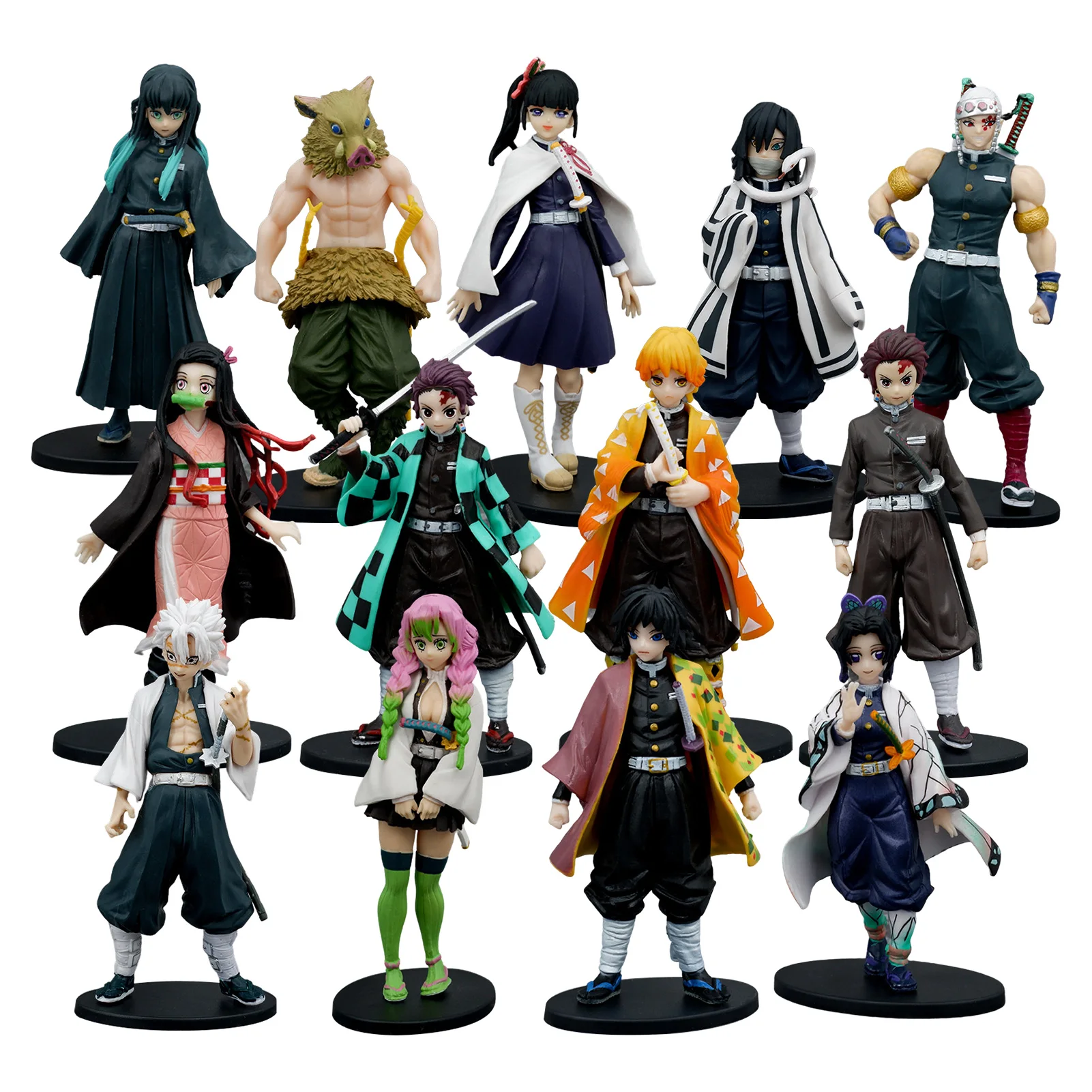 

PVC Anime Model Toys Demon Slayer Figure Kamado Tanjirou Nezuko Action Figures Zenitsu Figurine Inosuke Kimetsu No Yaiba Figura