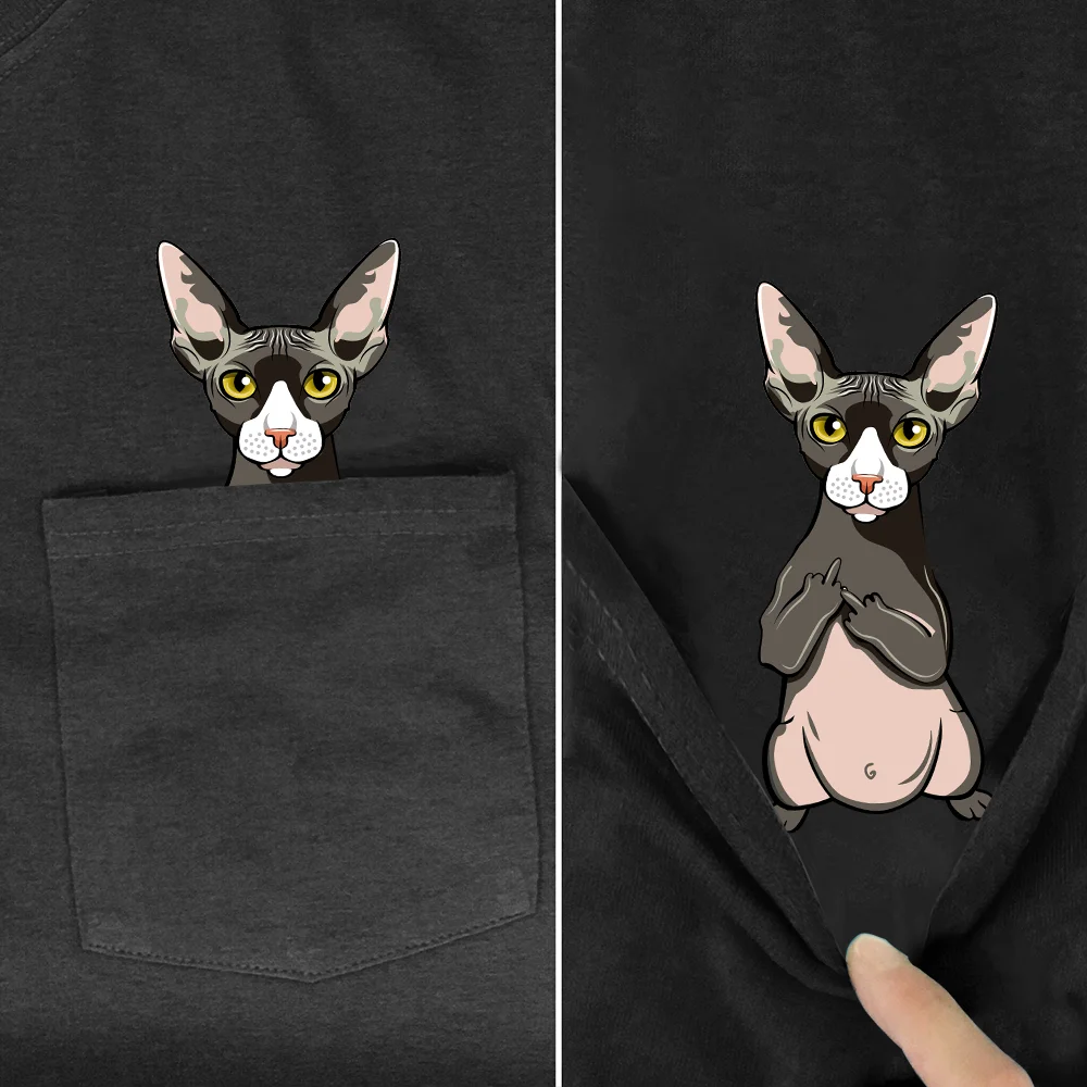 

Забавная футболка CLOOCL с животными, футболки для домашних животных, собак, кошек в кармане, мужские и женские Рубашки, Топы в стиле хип-хоп, футболки из чистого хлопка, Прямая поставка