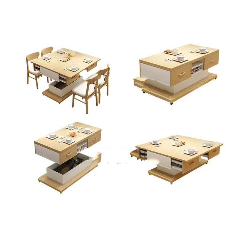 Многофункциональный Электрический проводной и беспроводной журнальный столик с