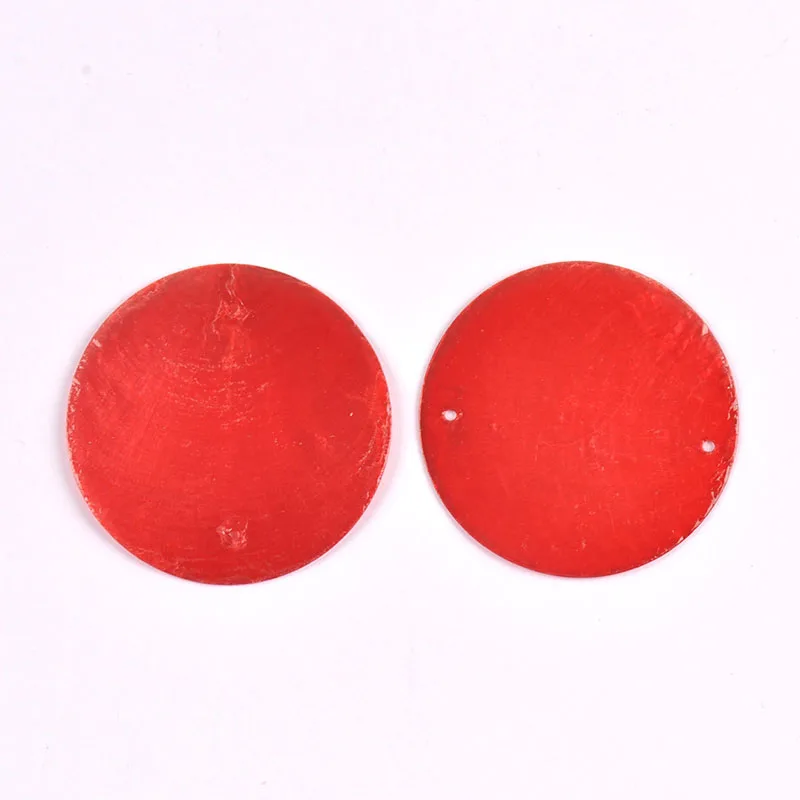 

Круглые подвески из ракушек 5/10 шт.