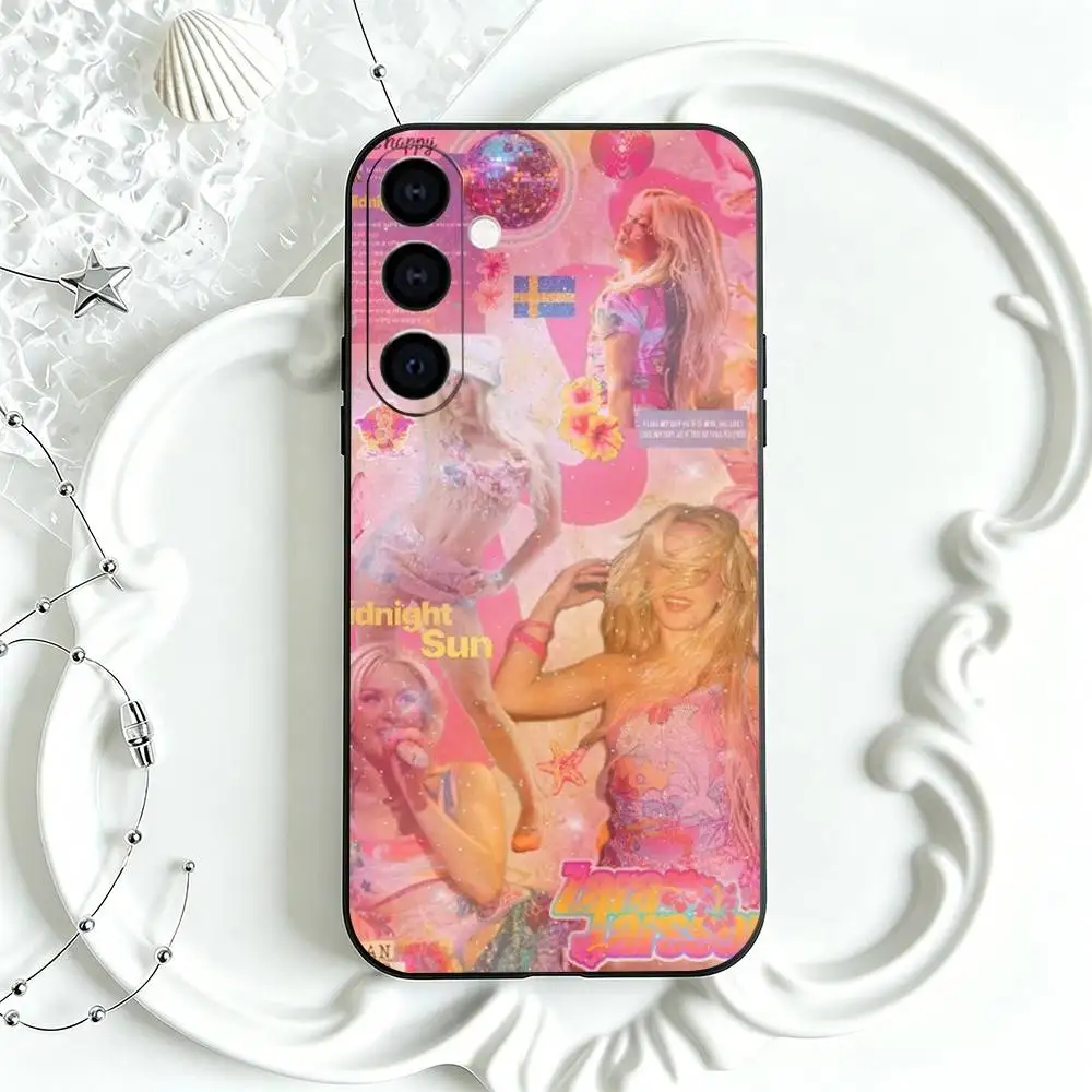 Фото Чехол для телефона Midnight Sun Zara Larsson для Samsung Galaxy A73, A72, A71, A70, A53, A52, A51, другие модели, мягкий черный чехол №5
