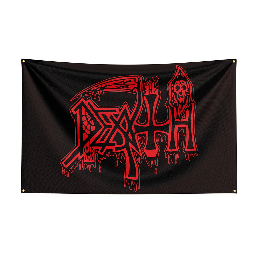 

3x5 DEATHS ROCK Flag Polyester Printed Band Banner For Decor ft Flag DecorFlag Banner For Decor