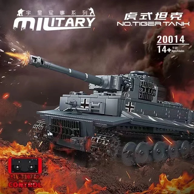 

MOULD KING 20014 Technical Remote Control Tank Building Blocks Military Battle Tank MOC Bricks Educational Toys Birthday Gifts